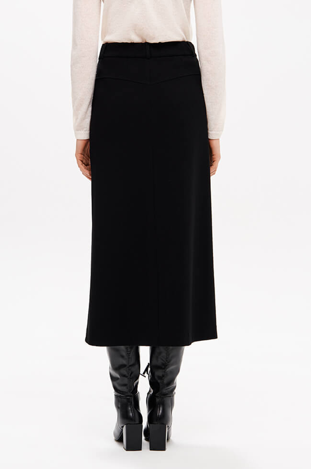 4909 Юбка женская (черный)