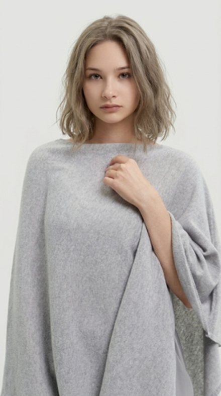 Накидка женская Т028-03 серый