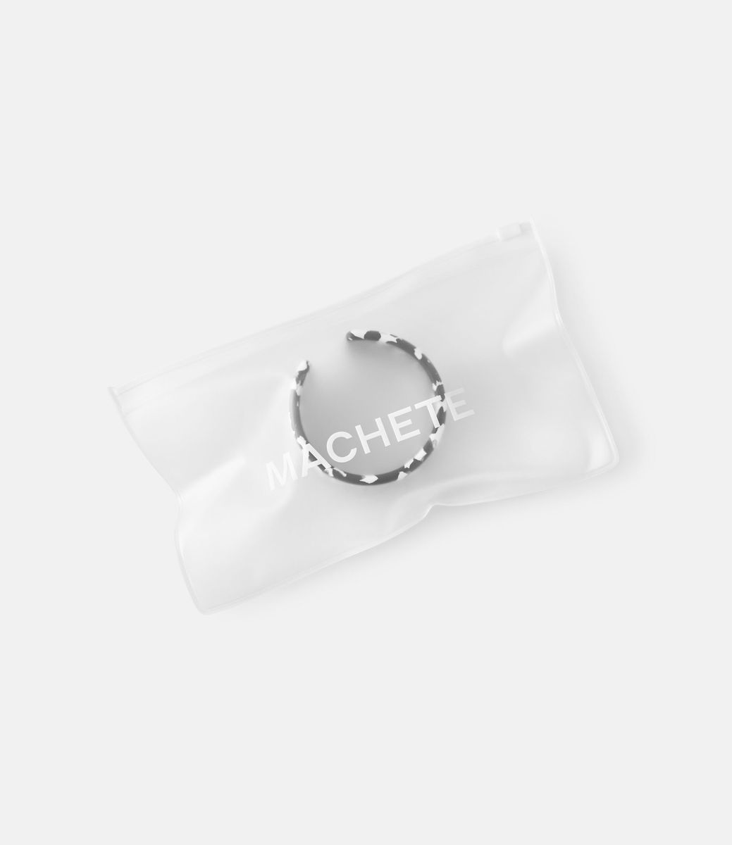 Machete Jumbo Cuff in Noir — браслет из ацетата