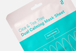 Маска успокаивающая с центеллой и чайным деревом Dr.F5 Cica&tea tree dual calming mask sheet, 23 мл