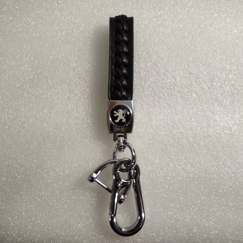 Peugeot, брелок автомобильный для ключей, карабин, петля, переплет (1 шт)