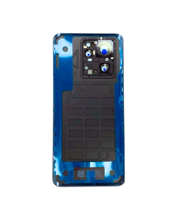 Задняя крышка для Xiaomi Mi 13T (Синяя) со стеклом камеры