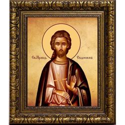 Евдоким Каппадокиянин праведный. Икона на холсте.