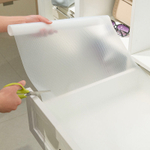 Коврик для кухонных ящиков в рулоне 60*500см "Сеточка", прозрачный