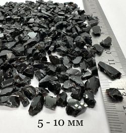 Стеклянная крошка Черная фракция 5