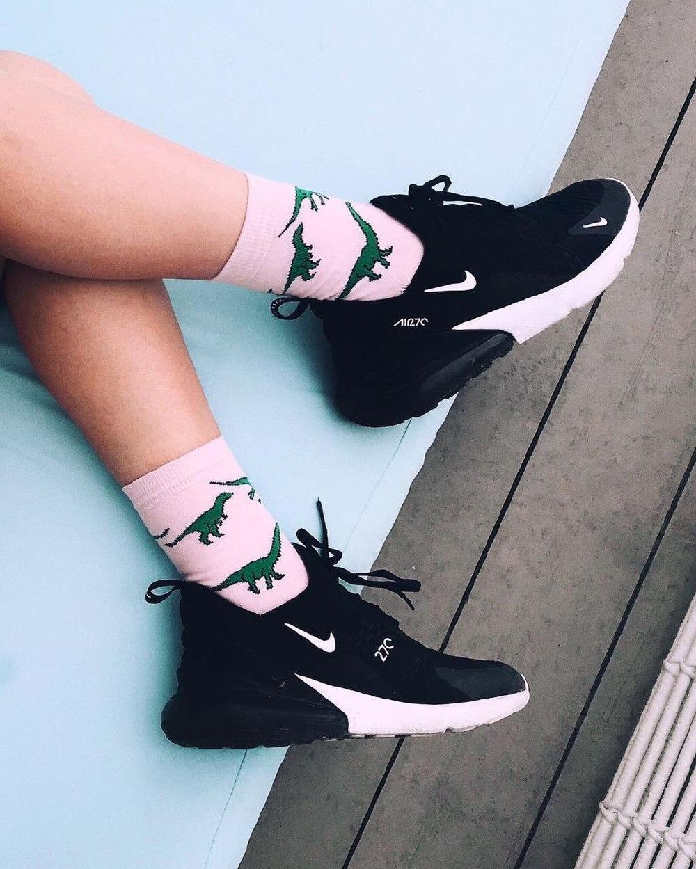 Носки Динозавровые Розовые