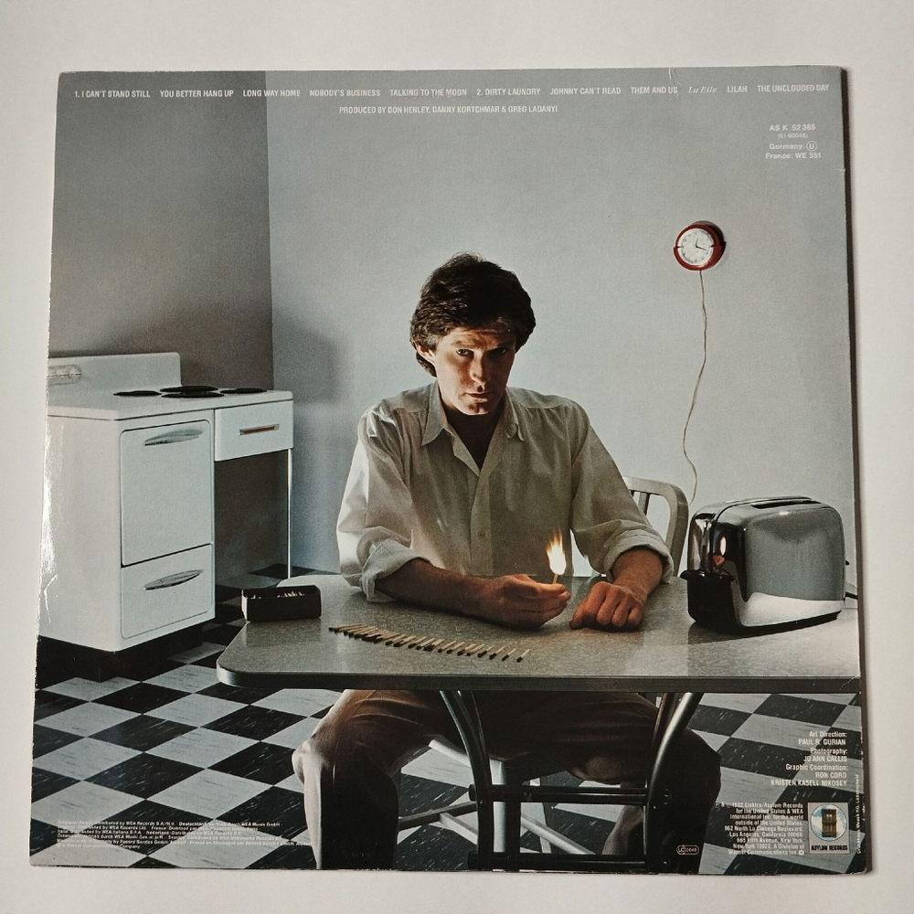 Винтажная виниловая пластинка LP Don Henley I Cant Stand Still (Germany 1982)