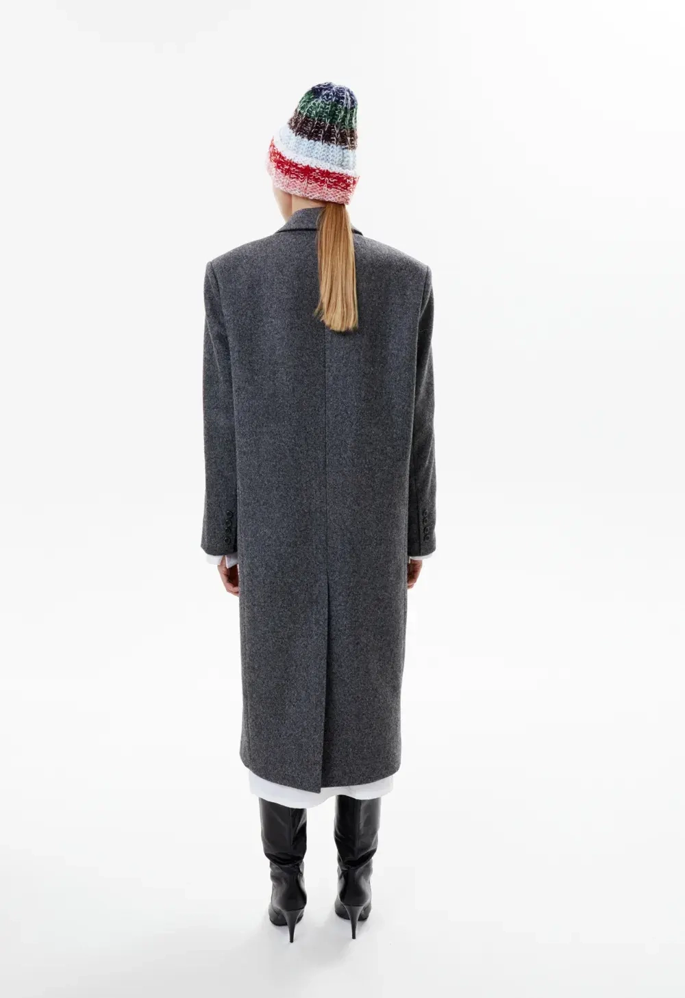 Классическое пальто, серый