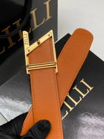 Ремень из кожи крокодила Zilli