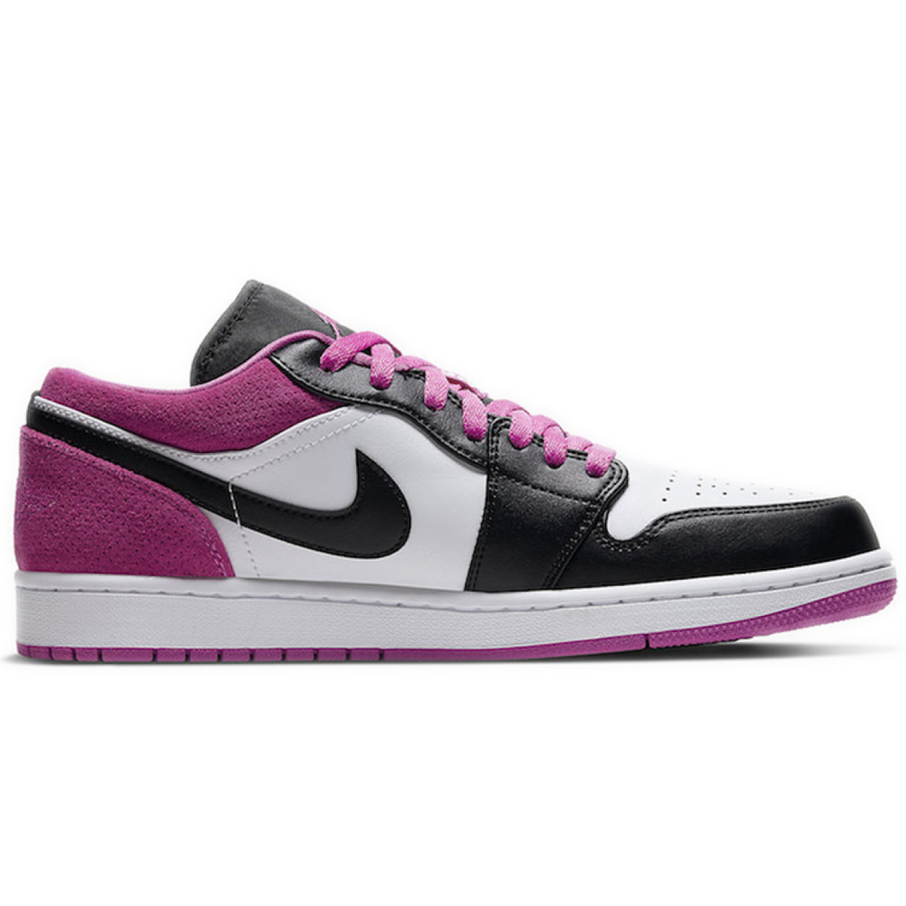 Кроссовки Air Jordan 1 Low Black Active Fuchsia