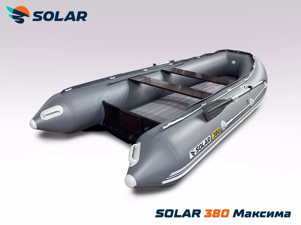 Лодка надувная моторная solar-380 к (максима)