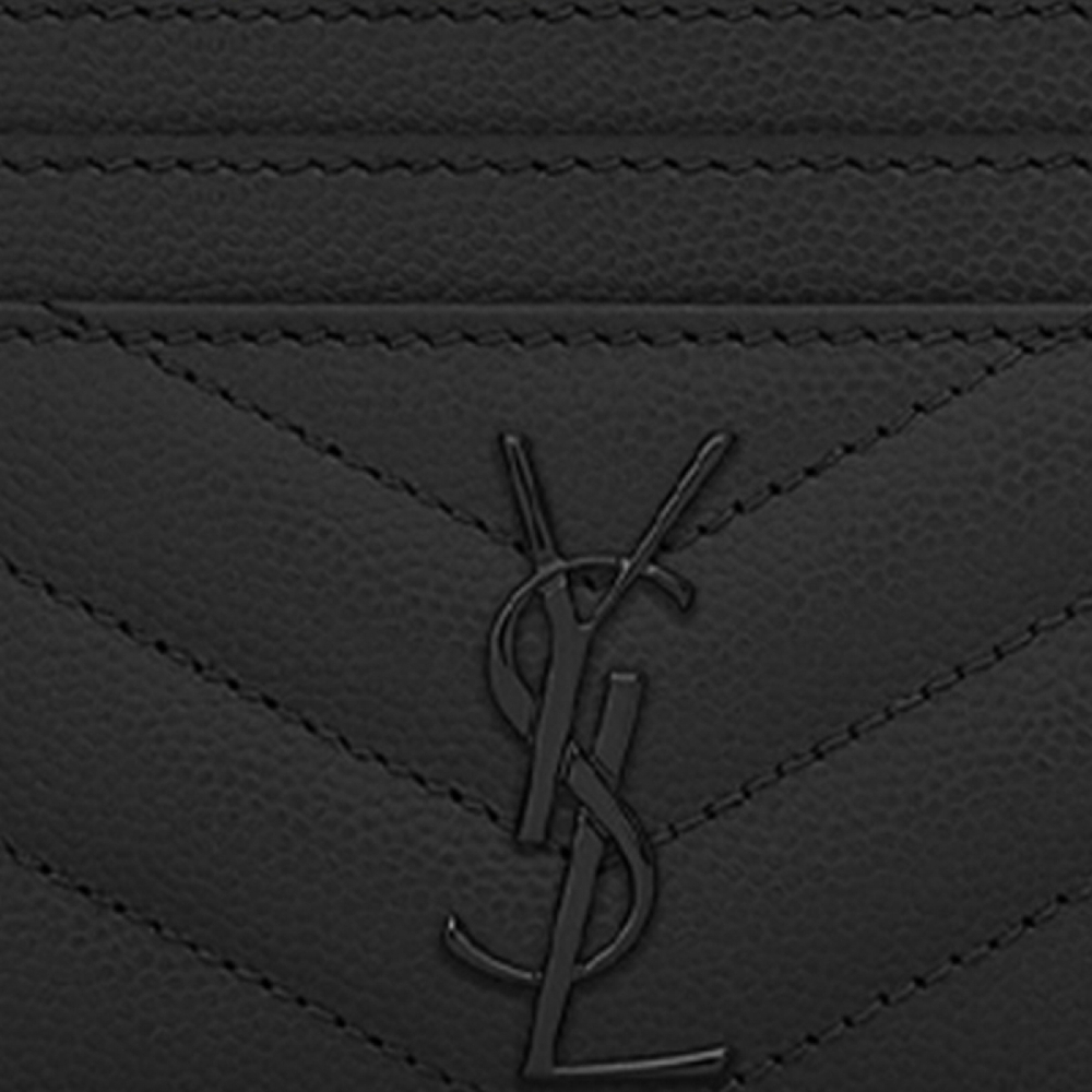 Картхолдеры и кошельки SAINT LAURENT YSL Monogram Logo, 423291-BOW08-1000