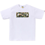 A Bathing Ape 1st Camo Army Name Tee белый коричневый
