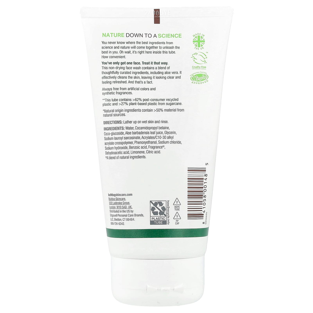 Bulldog Skincare For Men, средство для умывания жирной кожи, 150 мл (5 жидк. унций)