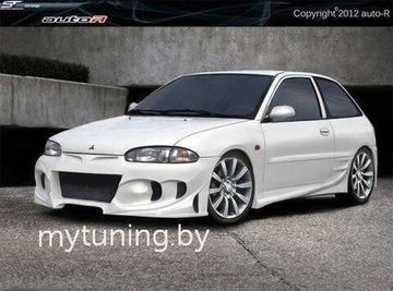 Передний бампер STREET RACING Mitsubishi Colt CA0