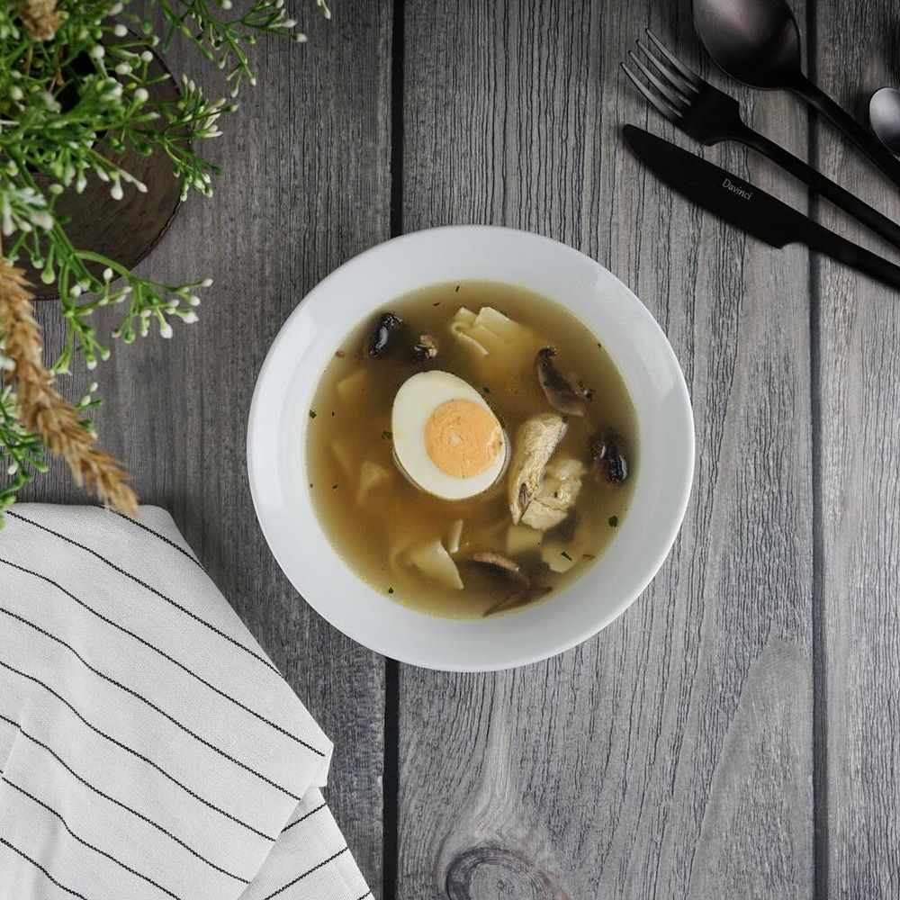 Салатник 610 мл d 17,7 см h5 см белый фарфор   P.L. Proff Cuisine [6]