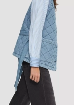 Стеганый жилет из денима s.Oliver