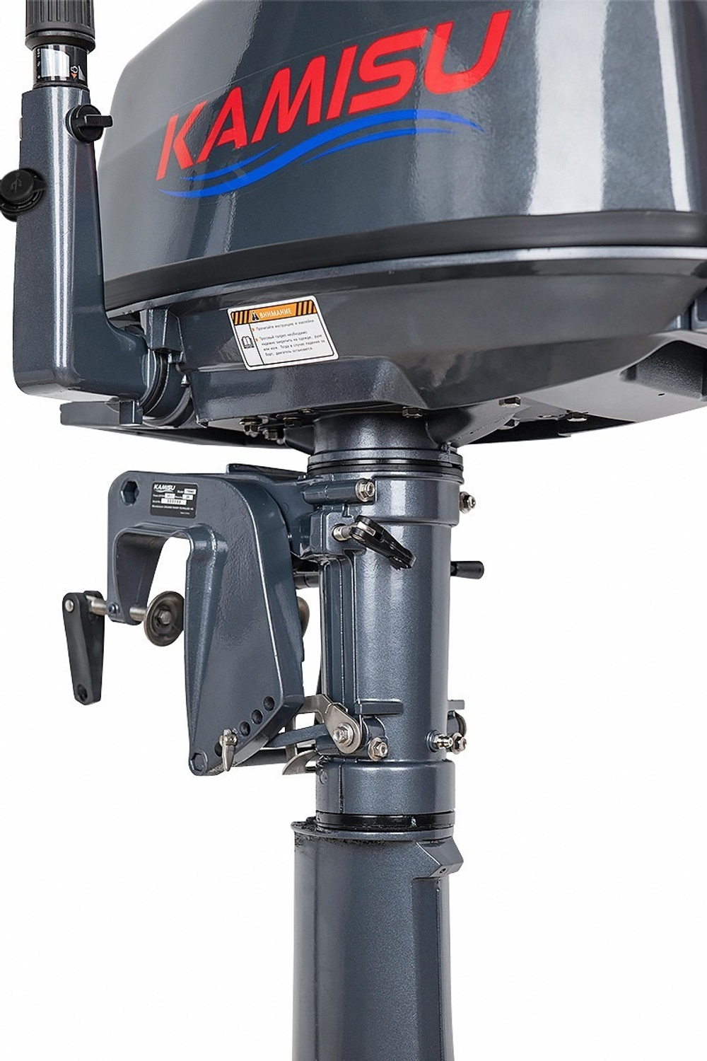 Лодочный мотор KAMISU T 6.8 BMS, 2-х тактный (USB+сч.моточасов)