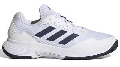 Мужские кроссовки теннисные Adidas GameCourt 2 M - cloud white/team navy blue 2/cloud white