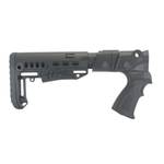 Пластиковый приклад МР-155, МР-135, DLG Tactical. Черный