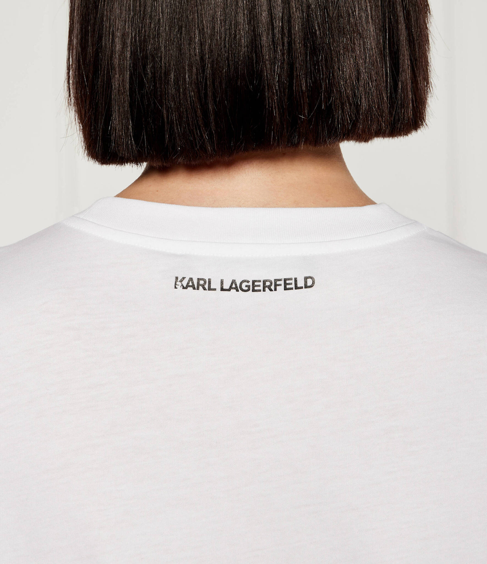 Футболка Karl Lagerfeld - белый(245W1703)