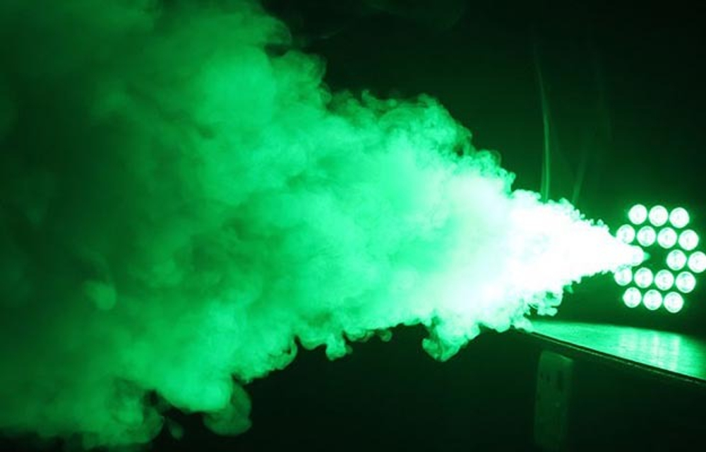 Генератор дыма с RGBW подсветкой и эффектом стробоскопа