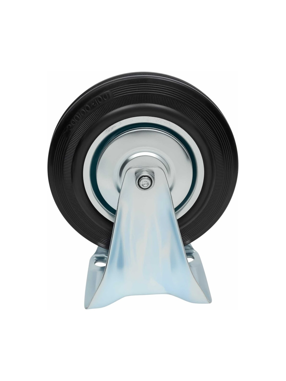Колесо промышленное неповоротное с подшипником 200мм резина/сталь Gigant G-04-09-30