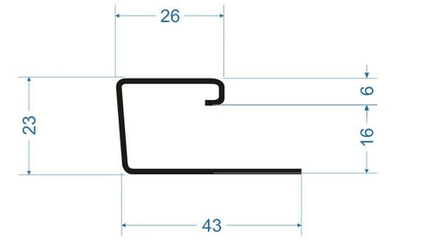 Профиль J Docke Premium пломбир