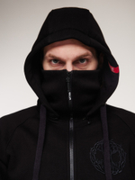 Худи Варгградъ мужской чёрный "Скаут" с начёсом