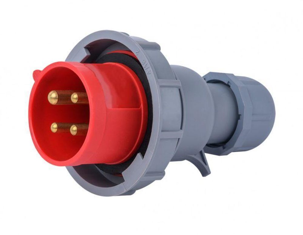 Вилка переносная 3Р+РЕ 32А 380В IP67 ВП-103 DEKraft 26111DEK Вилка переносная 3Р+РЕ 32А 380В IP67 ВП-103 DEKraft 26111DEK