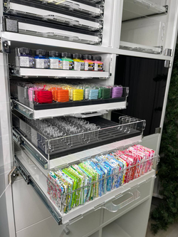 QBox Набор выкатных полок, борт 43 мм (2/4 шт)