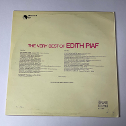 Винтажная виниловая пластинка LP Edith Piaf Эдит Пиаф The Very Best Of (Болгария 1988)
