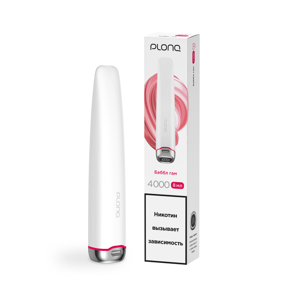 PLONQ PLUS PRO 4000 Баббл Гам (Ч/З)