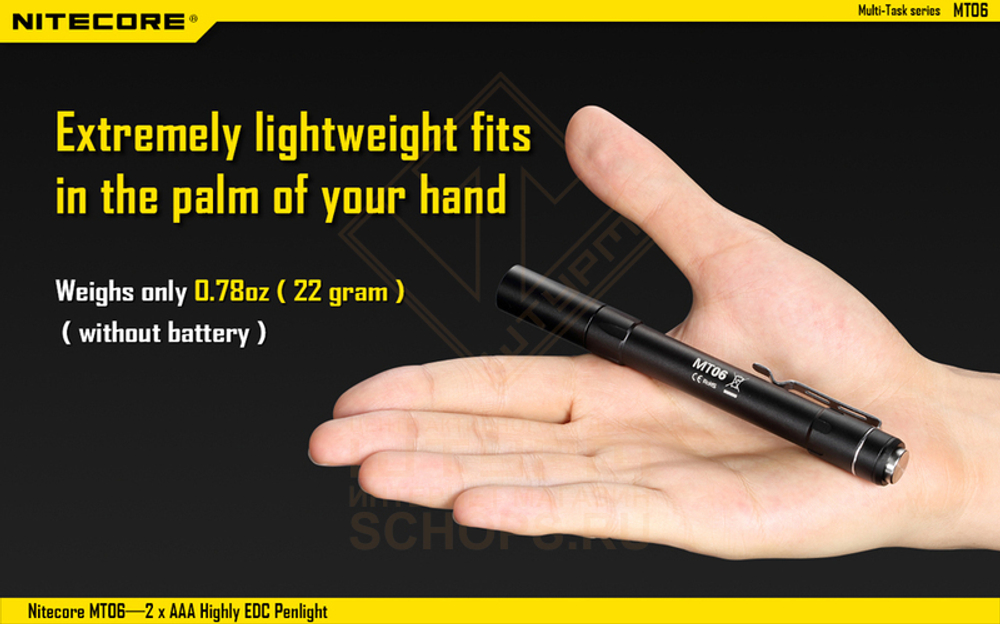 Фонарь Nitecore MT06