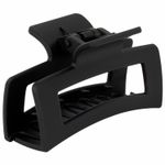 Краб для волос 8,5 см, soft-touch, чёрный, MONTE VITA, 457002