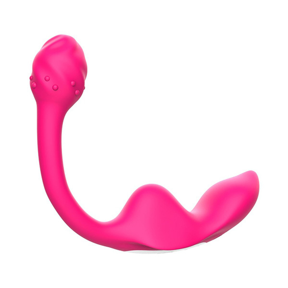 Розовый многофункциональный стимулятор 18см I-Moon Dora MY-1307