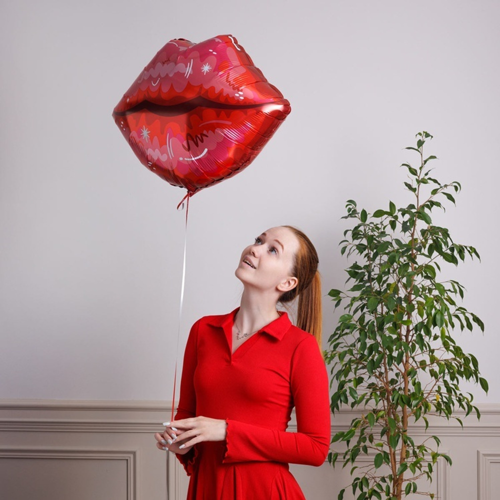 Фольгированный шар-фигура «Губы», Китай/ Италия