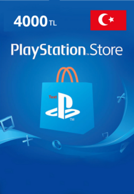 Playstation Store Турция: Карта оплаты 4000TL [Цифровой код доступа]