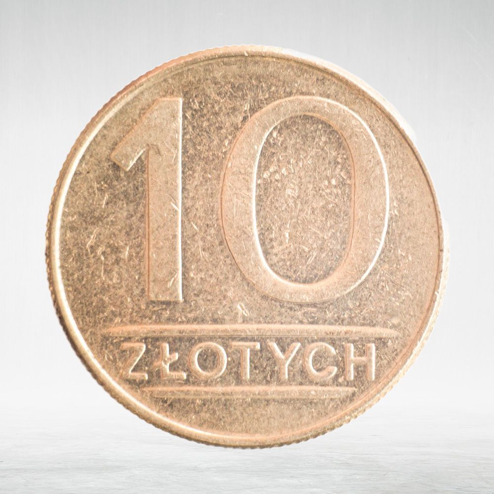 Poland, 10 Zlotys, 1988, VF