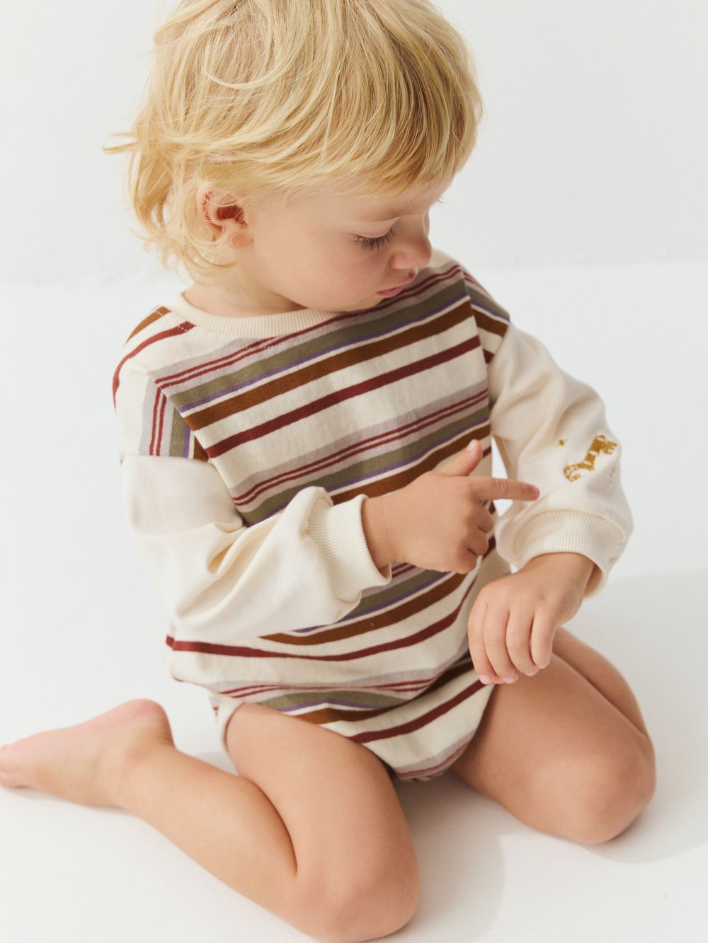 Свитшот боди "Полоска" 0+