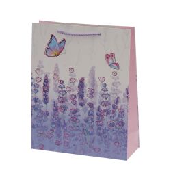 GAEM Пакет подарочный M (бумага 210г/м2, блок микс 12шт), L26 W10 H32 см, 4в.