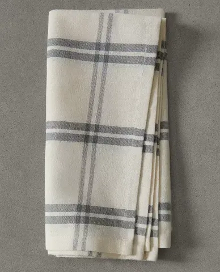 ZARA HOME ХЛОПКОВАЯ САЛФЕТКА (НАБОР ИЗ 2 ШТ.), СИНИЙ