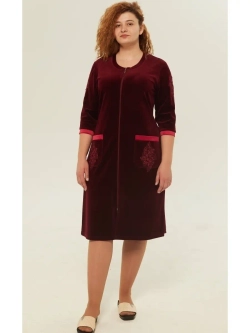 Халат домашний теплый на молнии