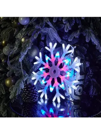 Фигура светодиодная "Снежинка", 40х40см. Подвесная