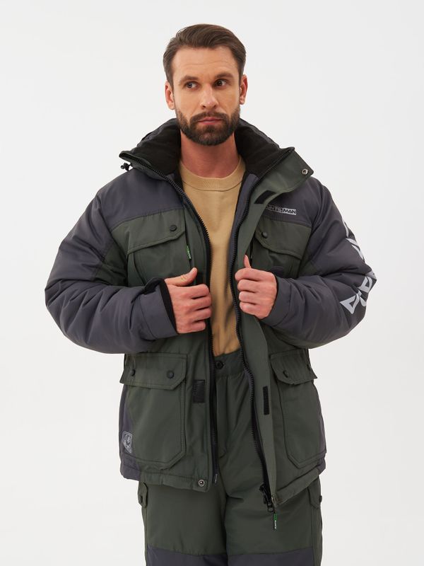 Костюм зимний Канада ткань Оксланд цвет Зеленый/Графит