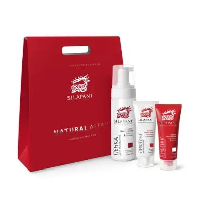 Силапант Подарочный набор для лица BASIC CARE (крем/лица/дн.+крем/лица/ноч.+пенка/умыв.), Две линии