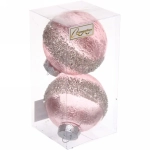 Набор украшений SHINE «Diamonds» 8 см (2 шт.), baby pink