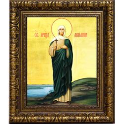 Акилина Старшая (Гречишница), Библосская (Финикийская) Святая мученица. Икона на холсте.