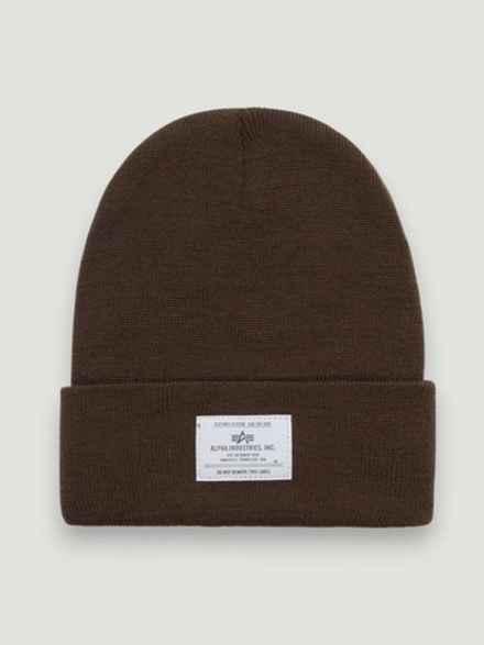 Шапка - Alpha Essential Beanie (espresso - кофейный)