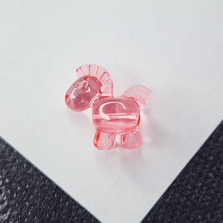 Бусина, лошадка, лошадь, акрил, люсит, р-р 17мм